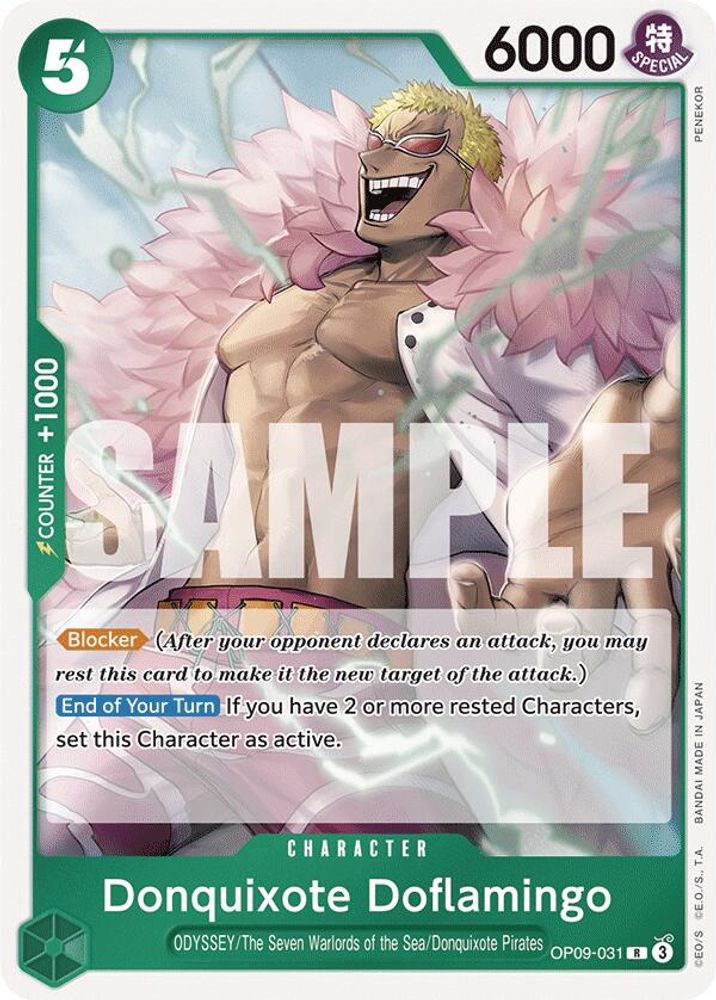 Donquixote Doflamingo [Foil] OP09-031 One Piece Card Game