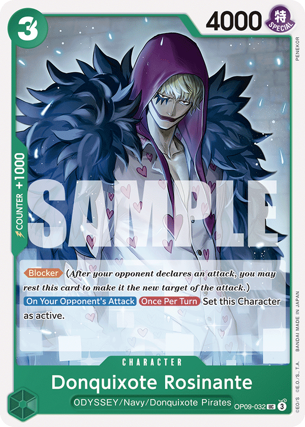 Donquixote Rosinante OP09-032 One Piece Card Game