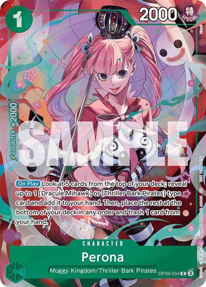 Perona [Dash Pack] OP09-034 One Piece Card Game