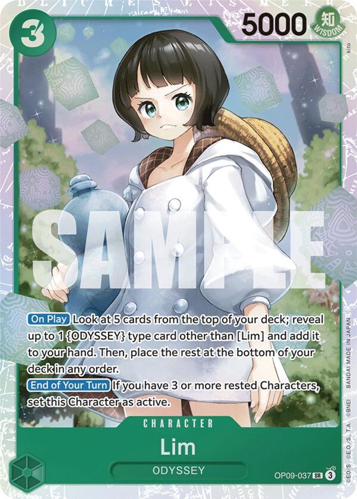Lim [Foil] OP09-037 One Piece Card Game