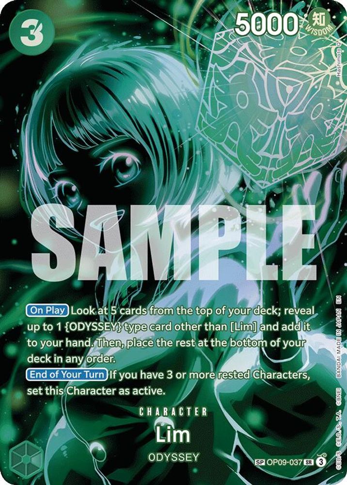 Lim [SP] OP09-037 One Piece Card Game