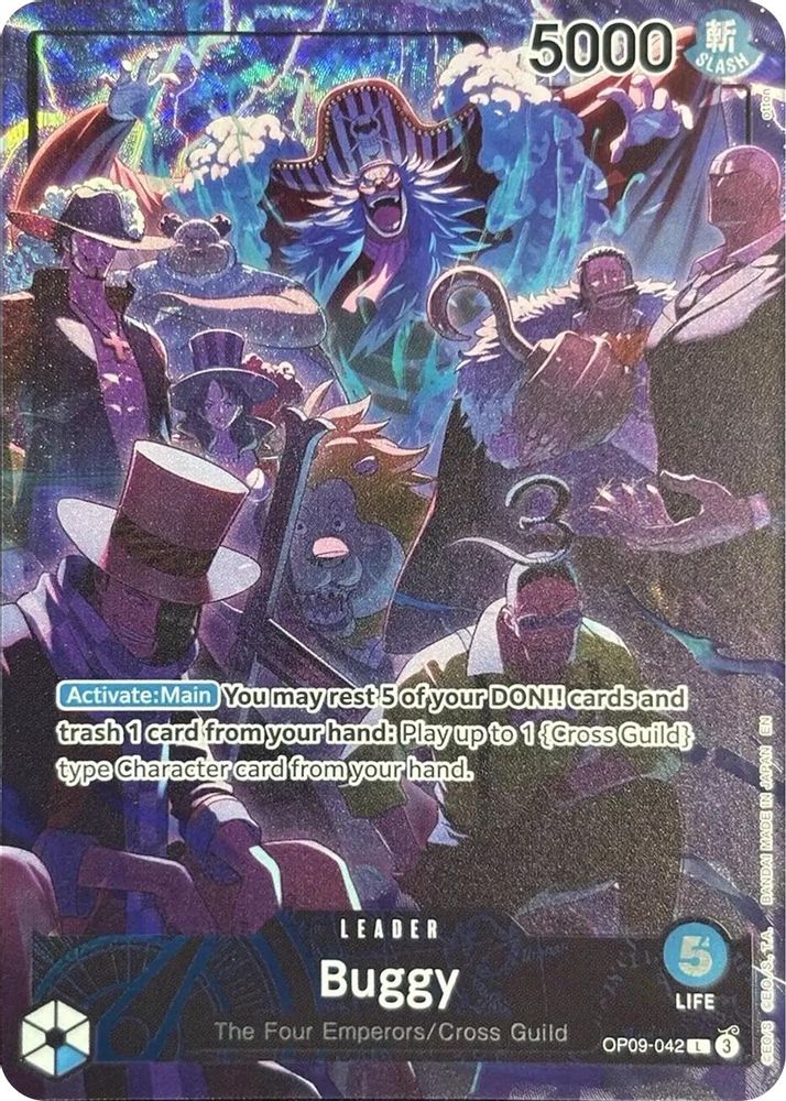Buggy [2nd Anniversary] OP09-042 One Piece Card Game