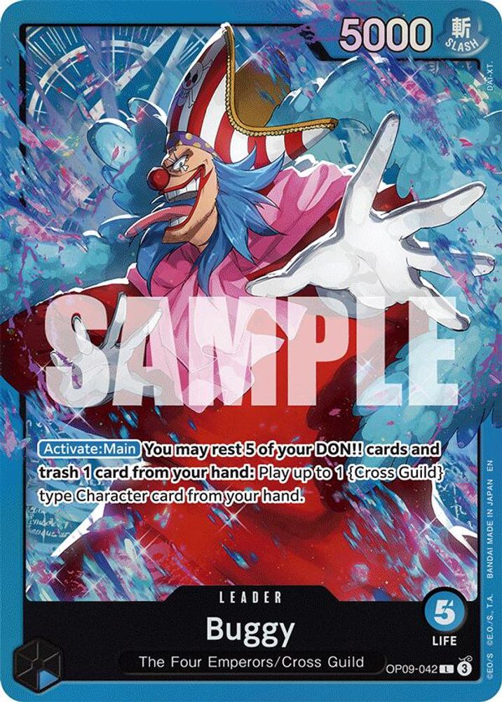 Buggy [Foil] OP09-042 One Piece Card Game