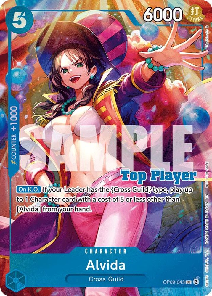 Alvida [Championship 25-26 Top Player] OP09-043 One Piece Card Game