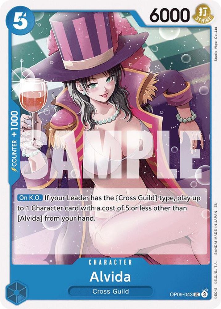 Alvida [Reprint] OP09-043 One Piece Card Game