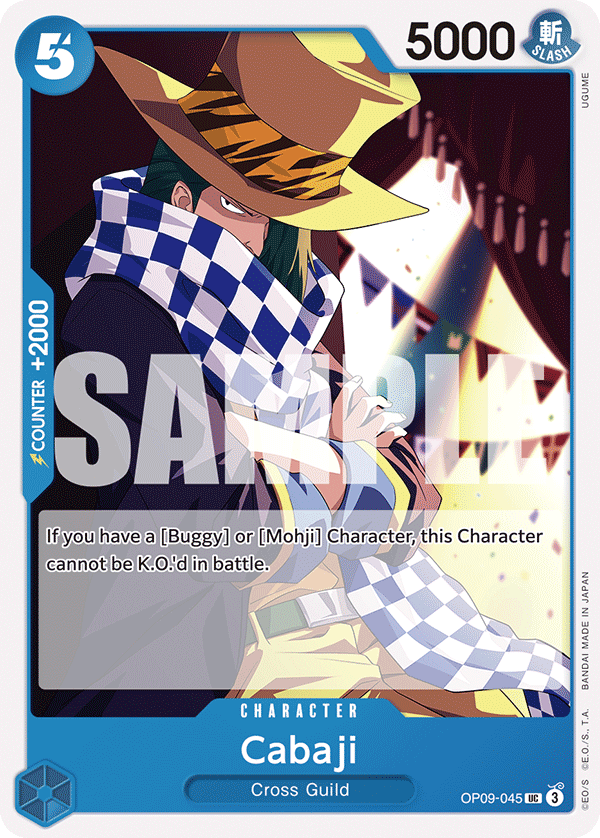 Cabaji OP09-045 One Piece Card Game