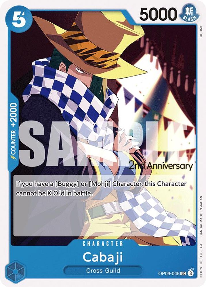 Cabaji [2nd Anniversary] OP09-045 One Piece Card Game