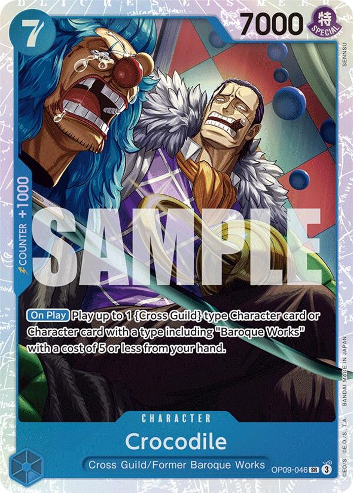 Crocodile [Foil] OP09-046 One Piece Card Game