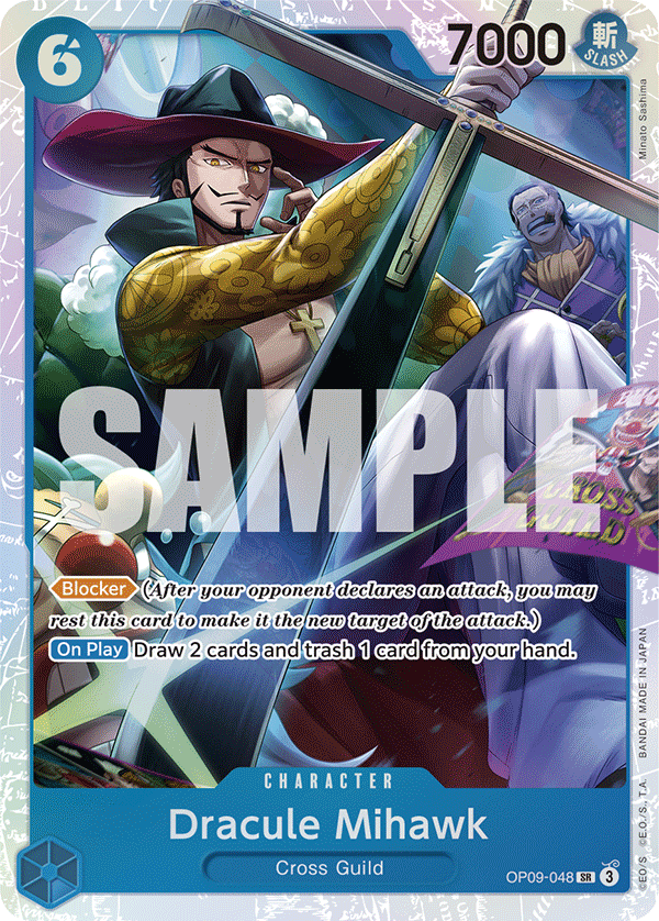Dracule Mihawk OP09-048 One Piece Card Game