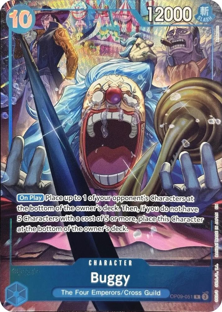 Buggy [2nd Anniversary] OP09-051 One Piece Card Game