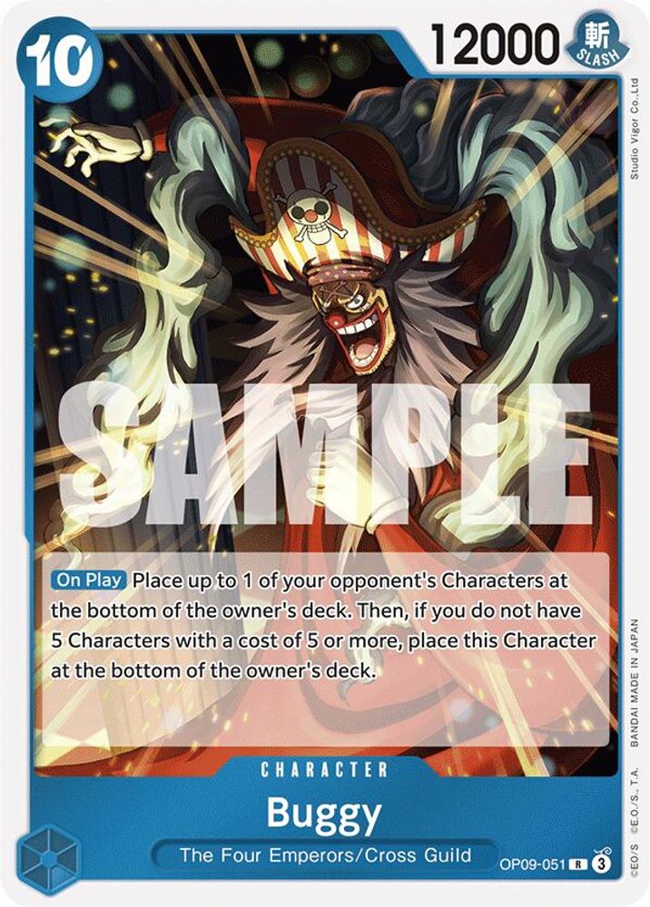 Buggy [Foil] OP09-051 One Piece Card Game