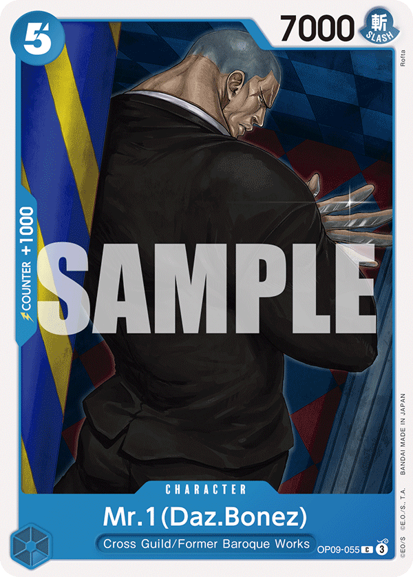 Mr.1(Daz.Bonez) [Daz.Bonez] JP OP09-055 One Piece Card Game