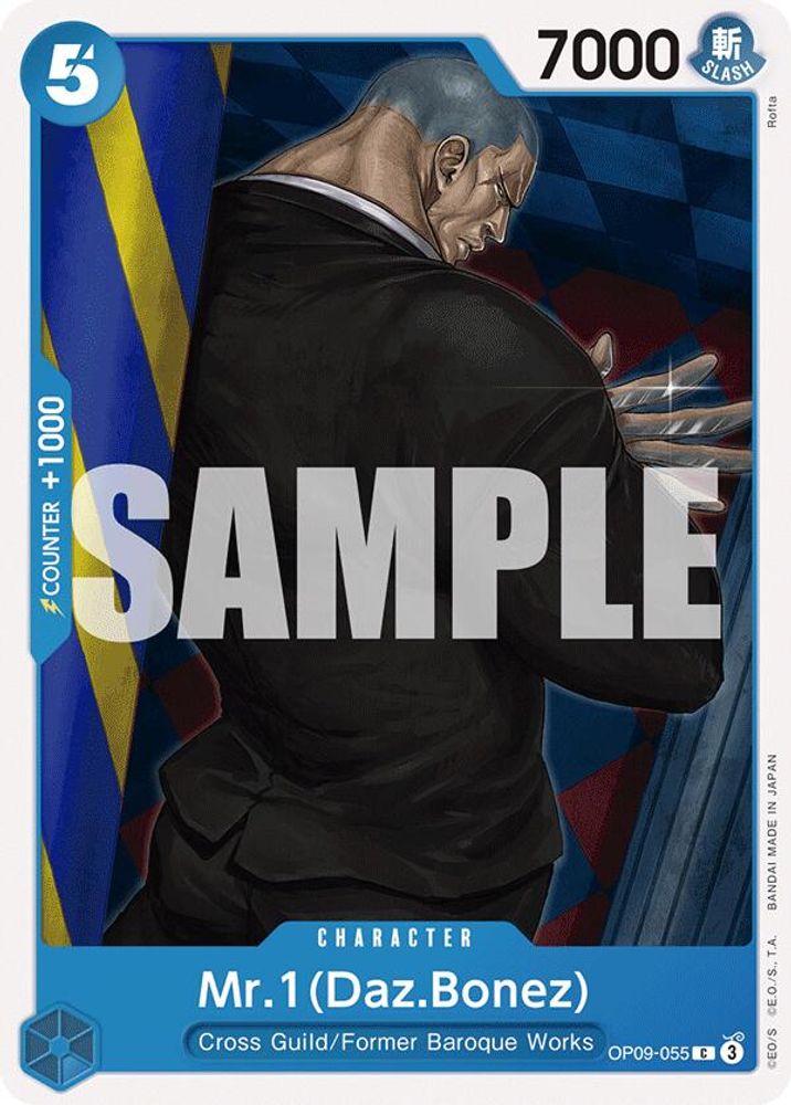Mr.1(Daz.Bonez) [Daz.Bonez] OP09-055 One Piece Card Game