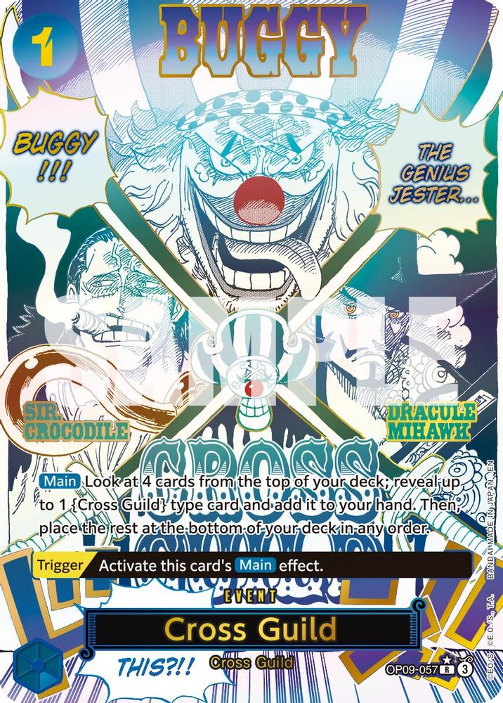 Cross Guild [Alternate Art PRB-02] OP09-057 One Piece Card Game