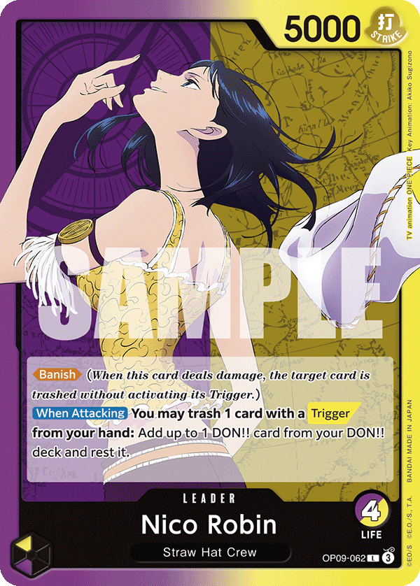 Nico Robin [Alternate Art] JP OP09-062 One Piece Card Game