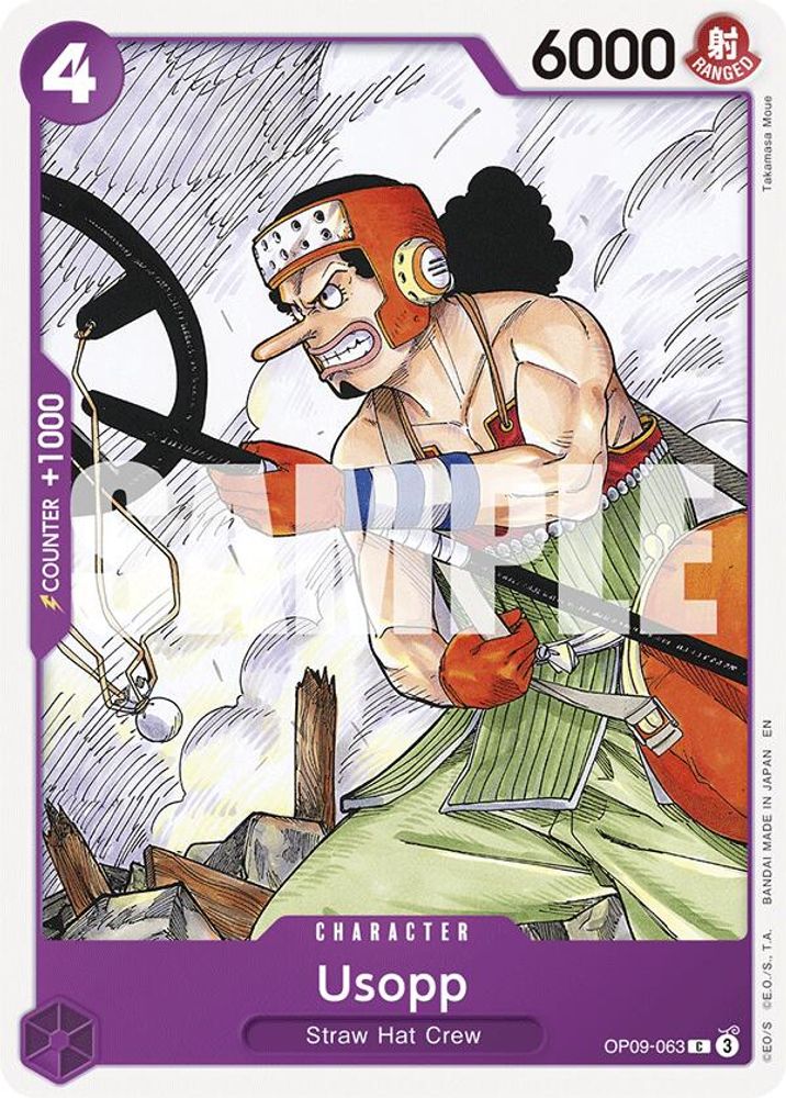 Usopp [Reprint] OP09-063 One Piece Card Game