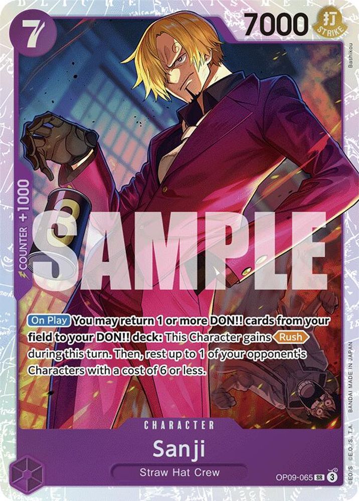 Sanji [Foil] OP09-065 One Piece Card Game