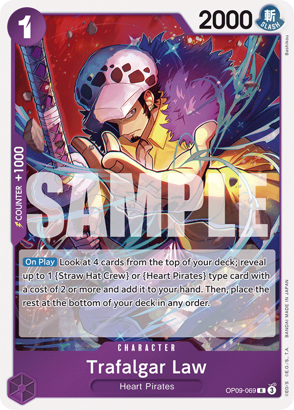 Trafalgar Law OP09-069 One Piece Card Game