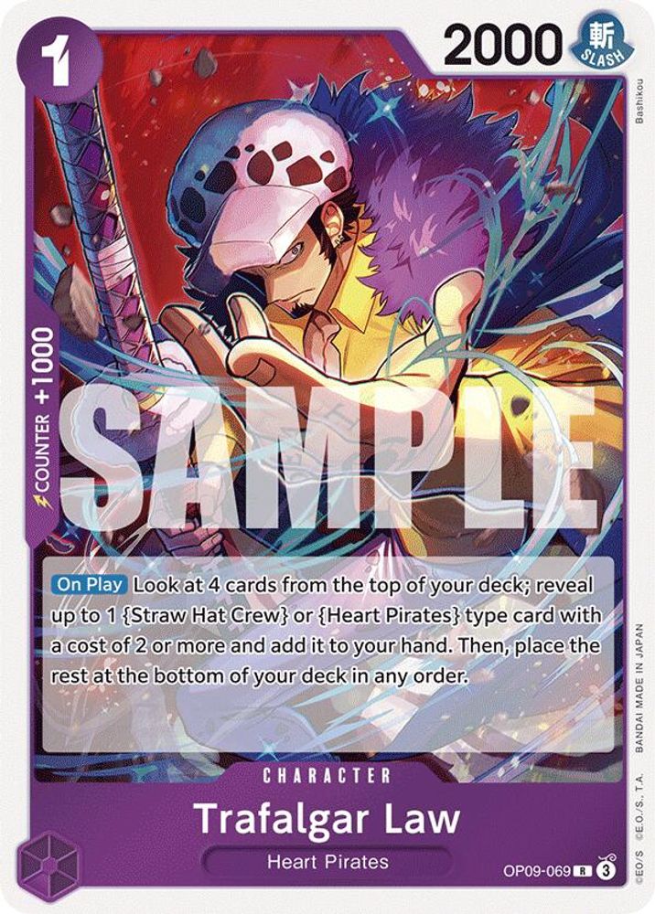 Trafalgar Law [Foil] OP09-069 One Piece Card Game