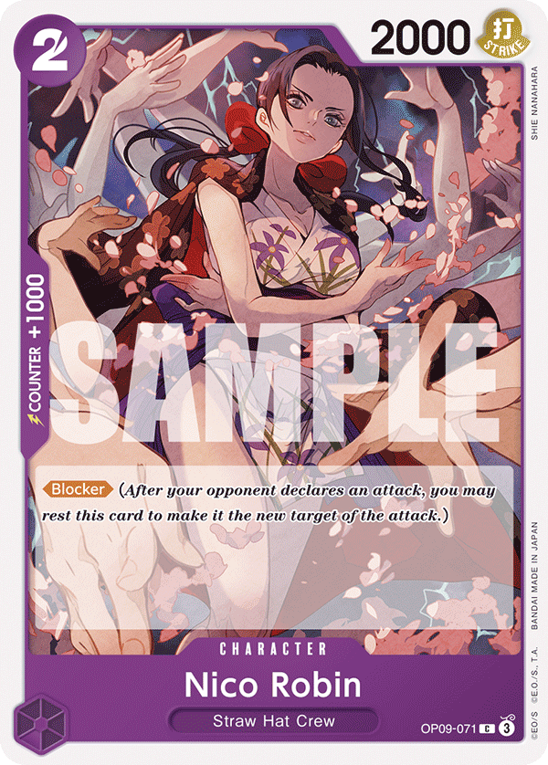 Nico Robin [Judge Promo Pack Vol. 2] JP OP09-071 One Piece Card Game