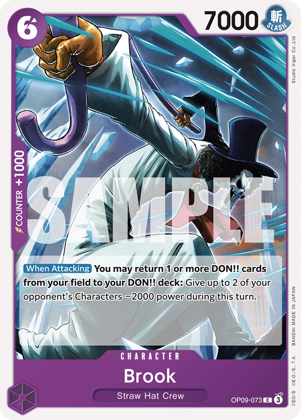 Brook OP09-073 One Piece Card Game
