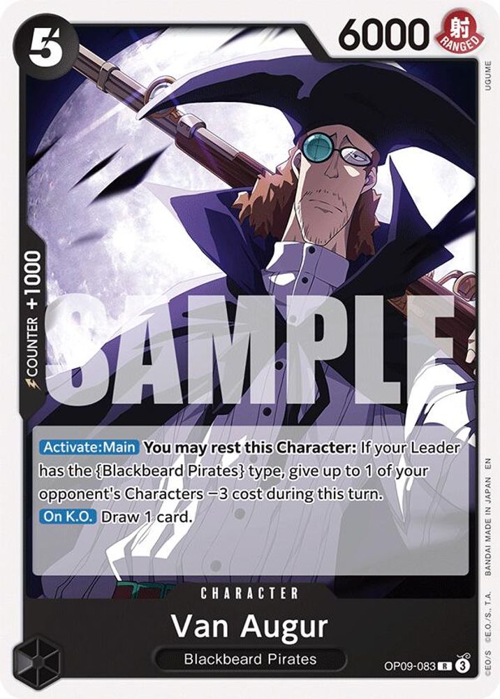 Van Augur [Reprint] OP09-083 One Piece Card Game