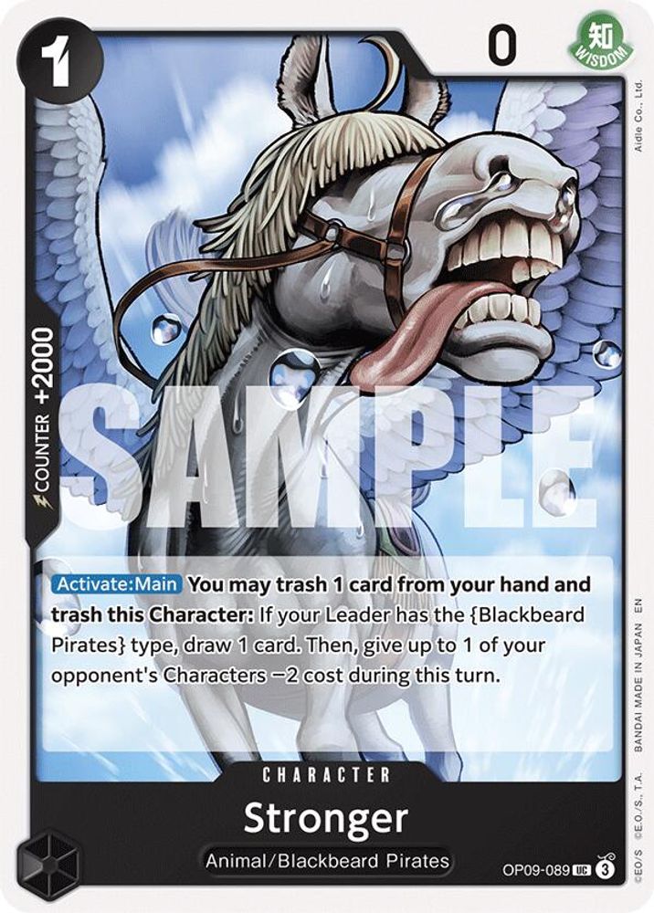 Stronger [Reprint] OP09-089 One Piece Card Game