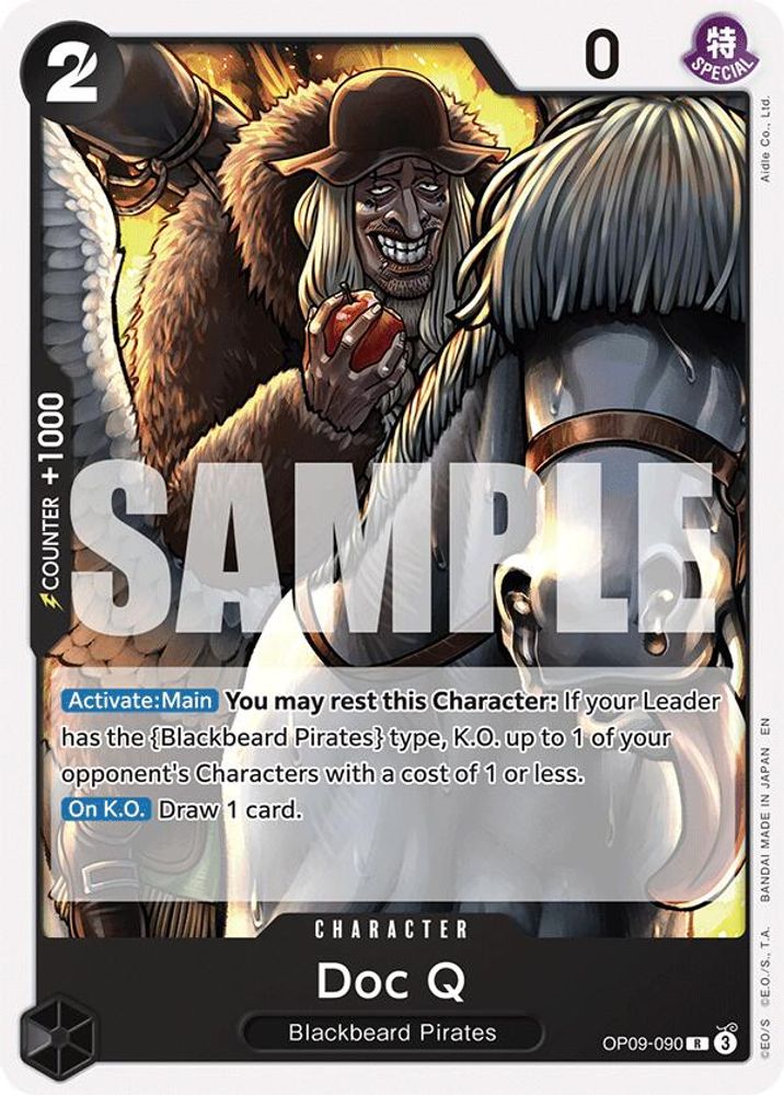 Doc Q [Reprint] OP09-090 One Piece Card Game