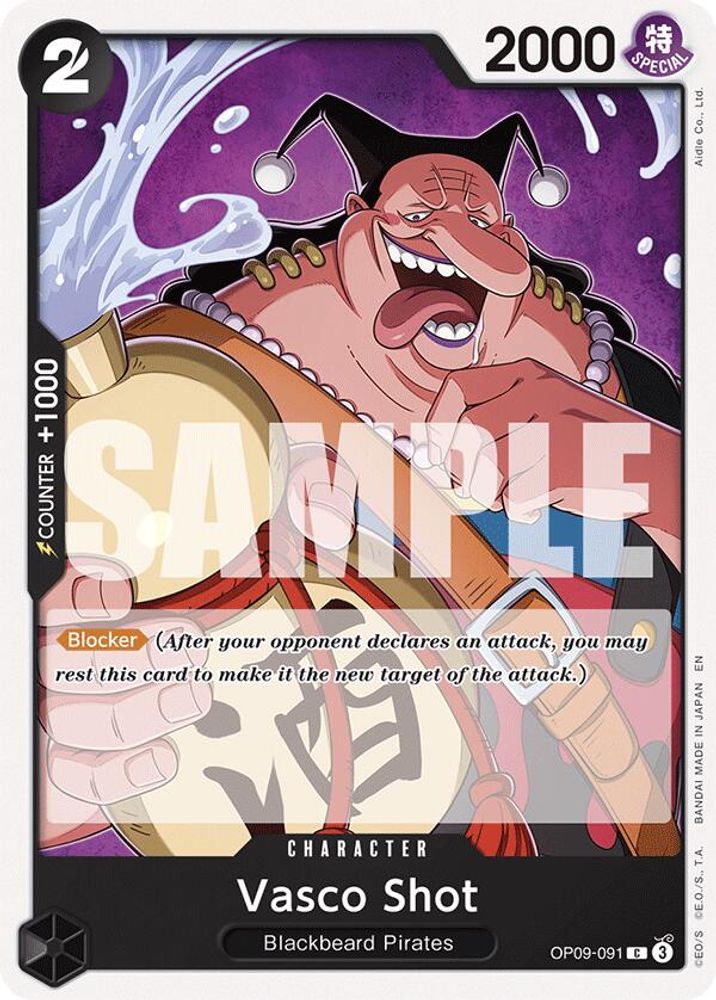 Vasco Shot [Reprint] OP09-091 One Piece Card Game