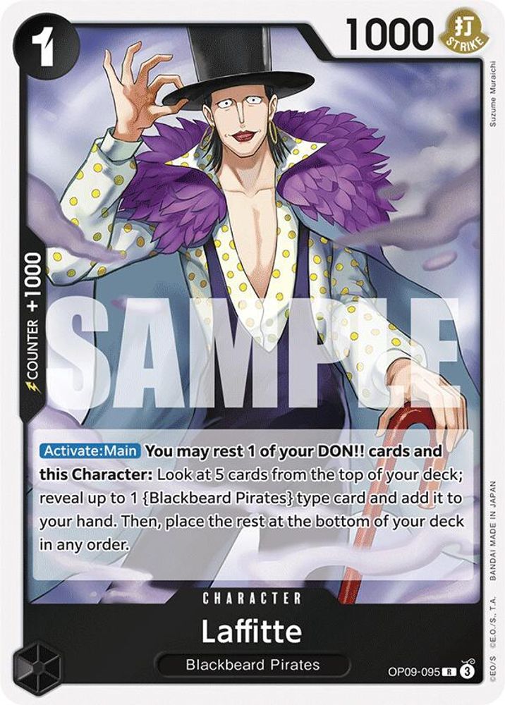 Laffitte [Foil] OP09-095 One Piece Card Game