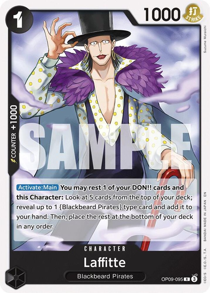 Laffitte [Reprint] OP09-095 One Piece Card Game