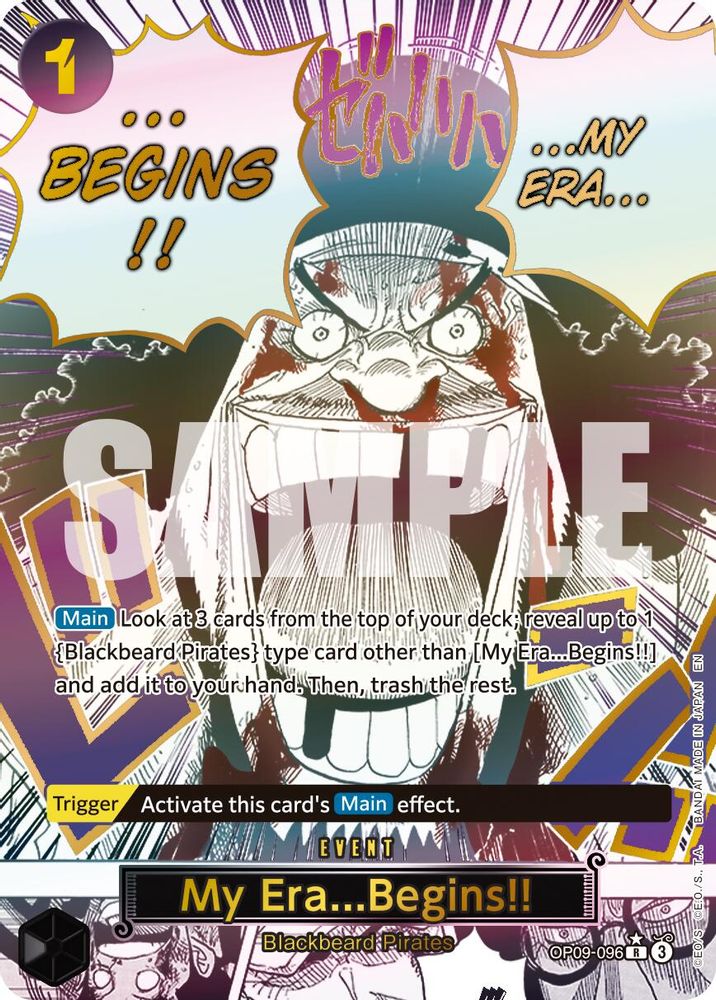 My Era...Begins!! [Alternate Art PRB-02] OP09-096 One Piece Card Game