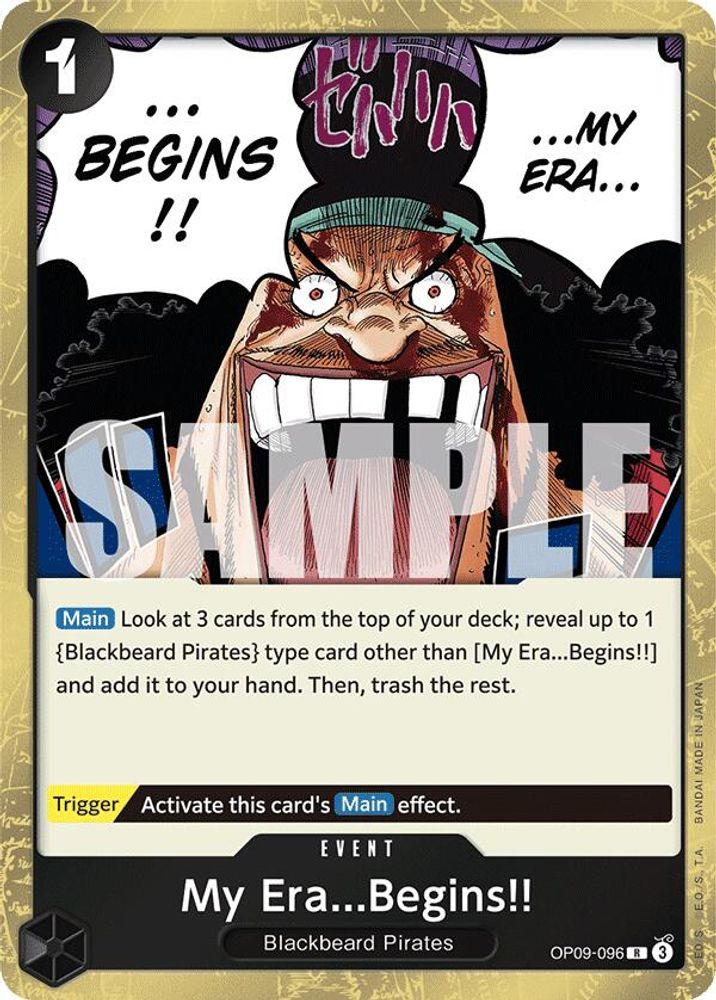 My Era...Begins!! [Foil] OP09-096 One Piece Card Game