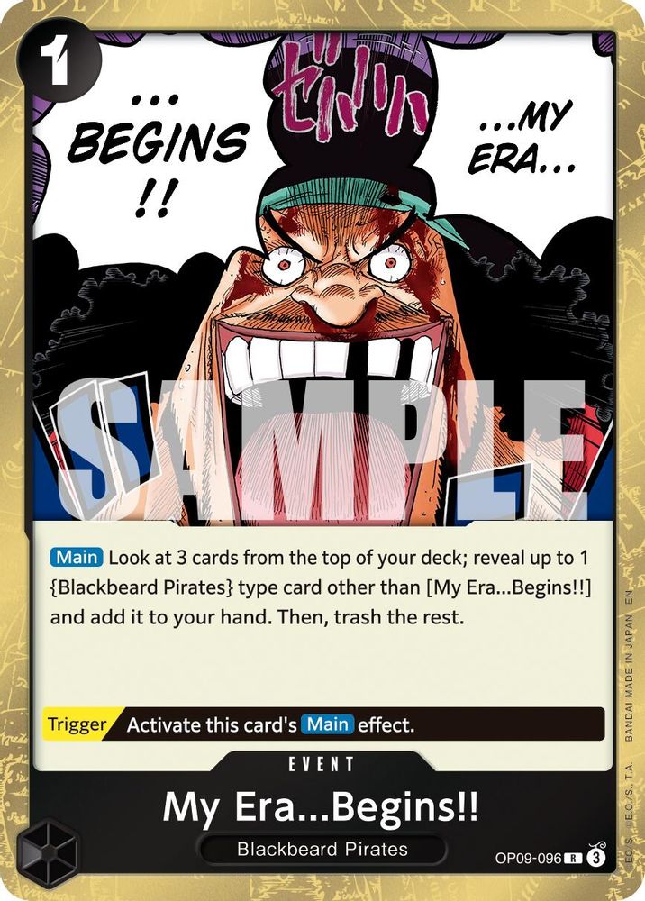 My Era...Begins!! [PRB-02] OP09-096 One Piece Card Game