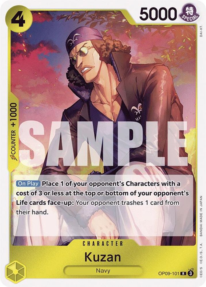 Kuzan [Foil] OP09-101 One Piece Card Game