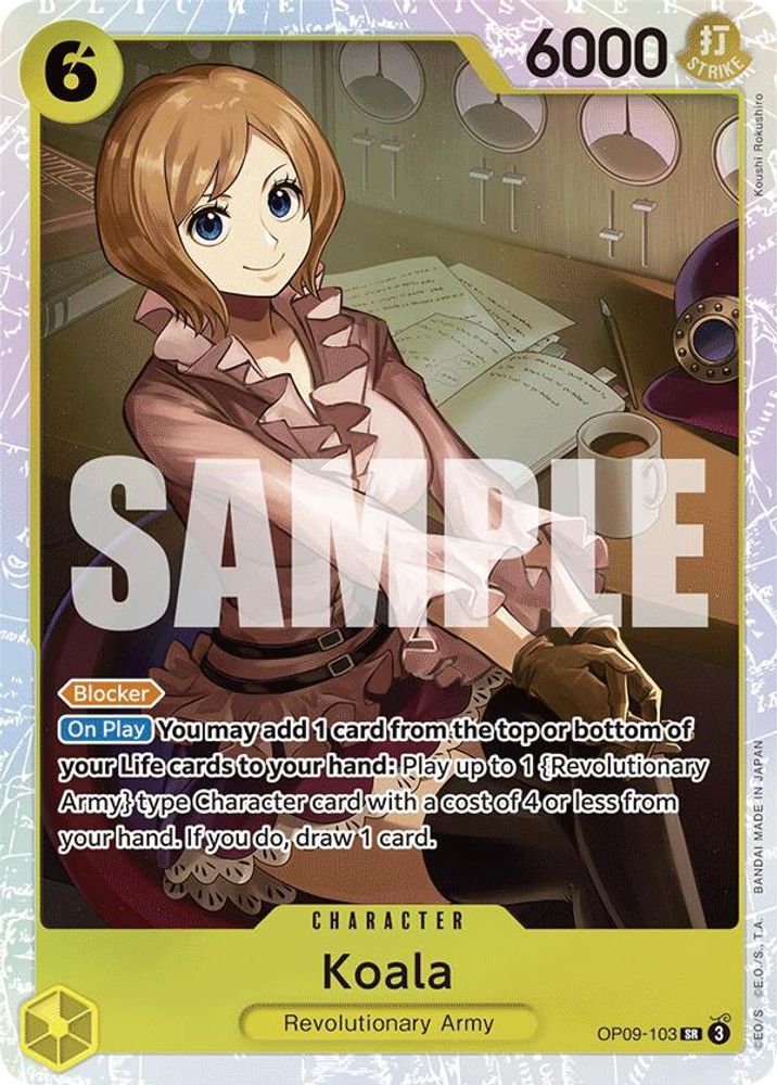 Koala [Foil] OP09-103 One Piece Card Game