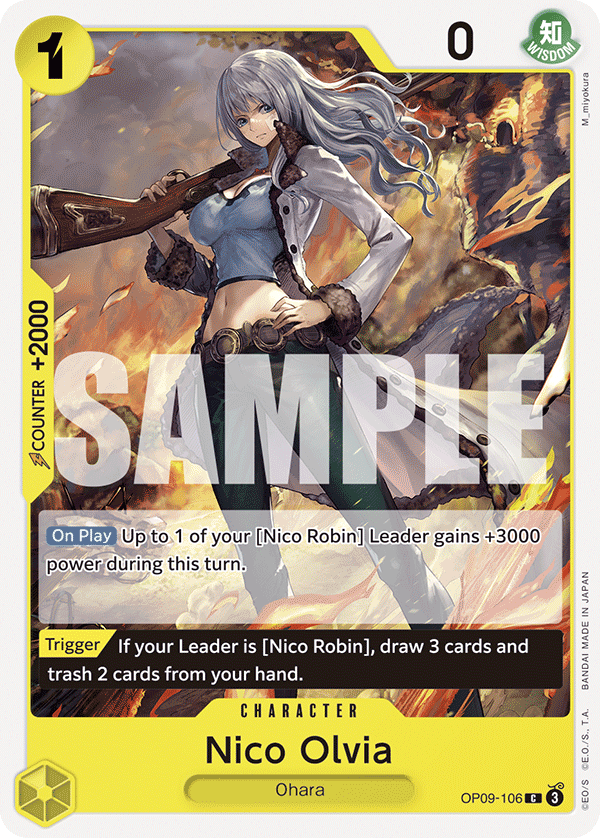Nico Olvia OP09-106 One Piece Card Game