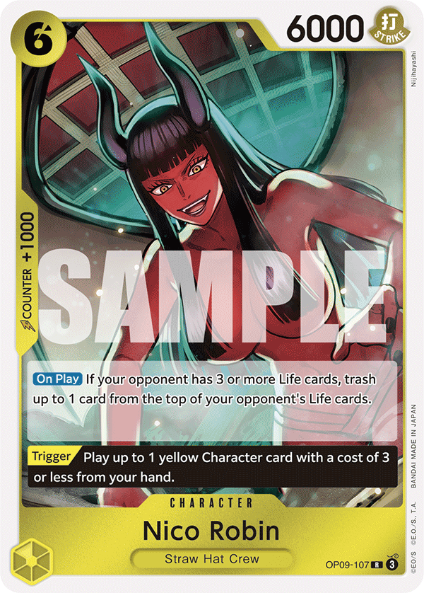 Nico Robin OP09-107 One Piece Card Game