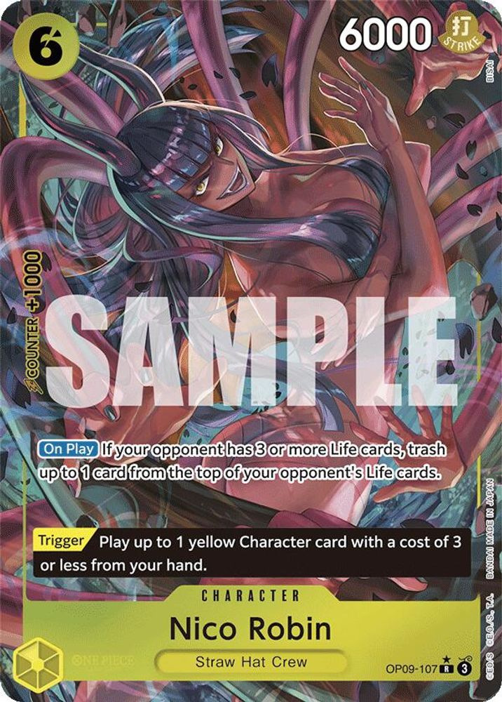 Nico Robin [Alternate Art] OP09-107 One Piece Card Game