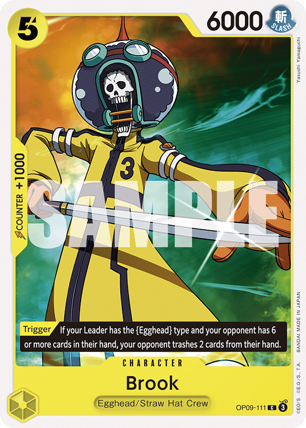 Brook OP09-111 One Piece Card Game