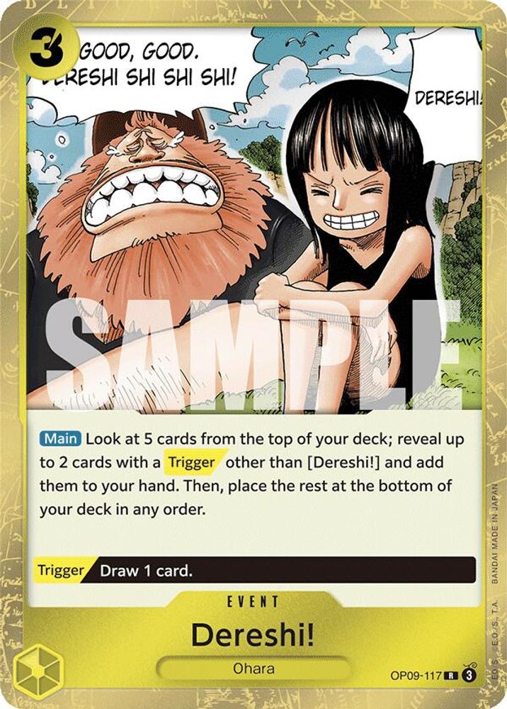 Dereshi! [Foil] OP09-117 One Piece Card Game