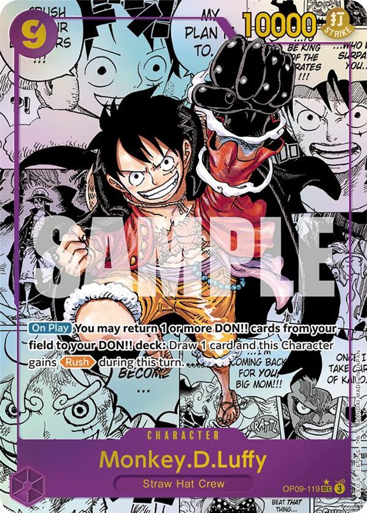 Monkey.D.Luffy [Manga] OP09-119 One Piece Card Game