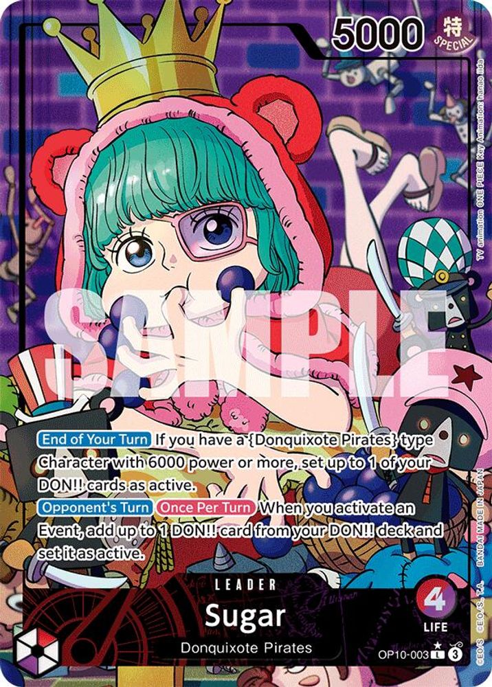 Sugar [Alternate Art] OP10-003 One Piece Card Game