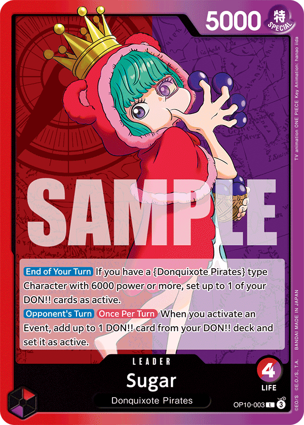 Sugar [Base Shop] JP OP10-003 One Piece Card Game