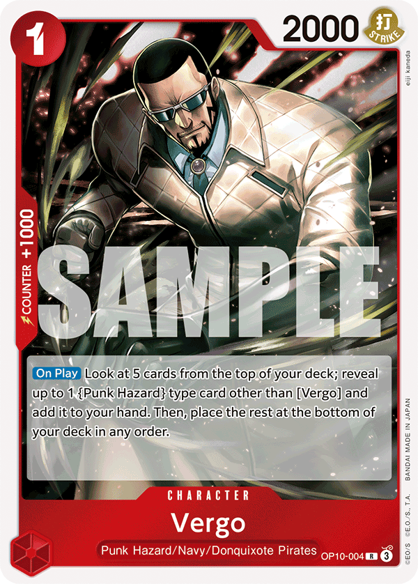 Vergo OP10-004 One Piece Card Game
