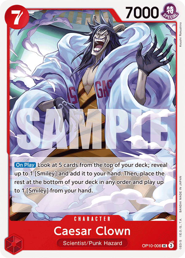 Caesar Clown OP10-006 One Piece Card Game