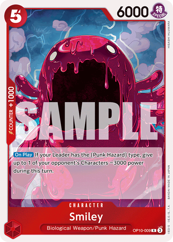 Smiley OP10-009 One Piece Card Game