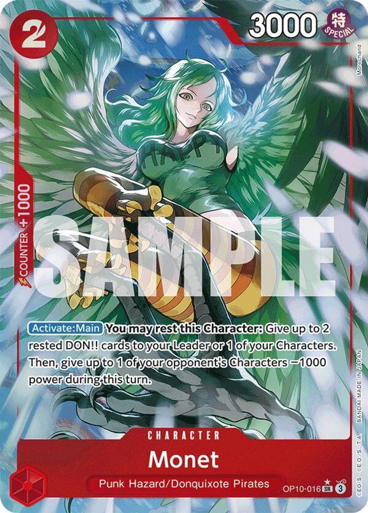 Monet [Alternate Art] OP10-016 One Piece Card Game