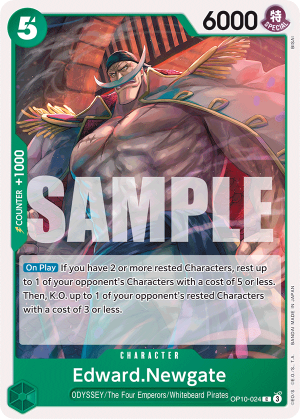 Edward.Newgate OP10-024 One Piece Card Game