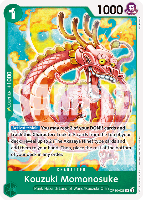 Kouzuki Momonosuke [Best Selection] OP10-028 One Piece Card Game